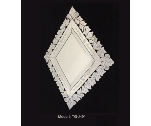 Etched Mirror TG-J491 by Tesoro Decor