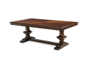 Bella Cera Rectangular Double Pedestal Table